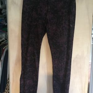 CABi burgundy jeans.  Like new, barely used. Size 6.